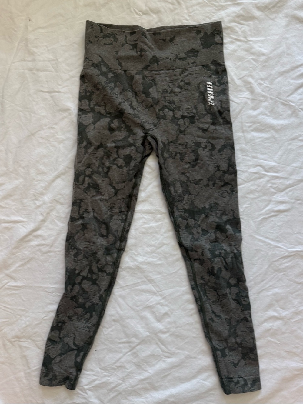 Gymshark Green Camo High-Waist Leggings